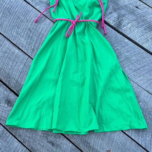 Vintage 70s Jenni Scalloped Top Midi Dress - Picture 3 of 6